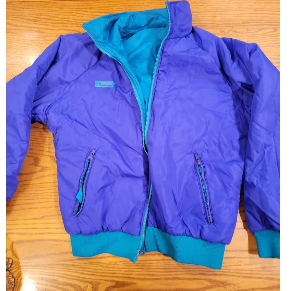 Vintage Columbia Womens Size Small Bugaboo Jacket Coat Skiing Fleece Bomber 80s